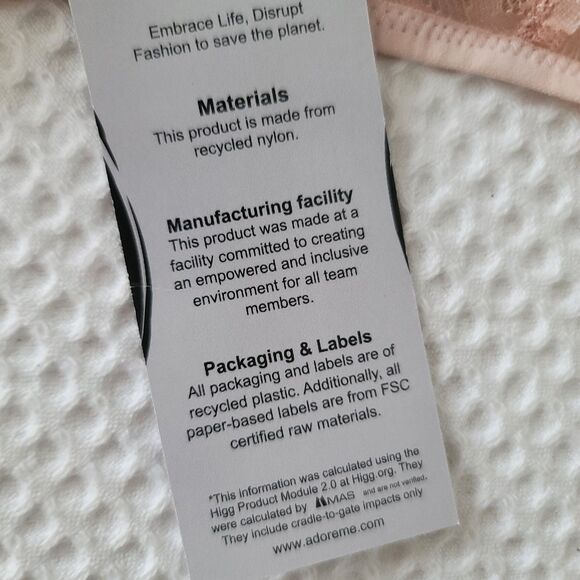 Adore Me Beige Elastic Waist Pull On Thong Panty  Womens Size XL - Picture 6 of 11